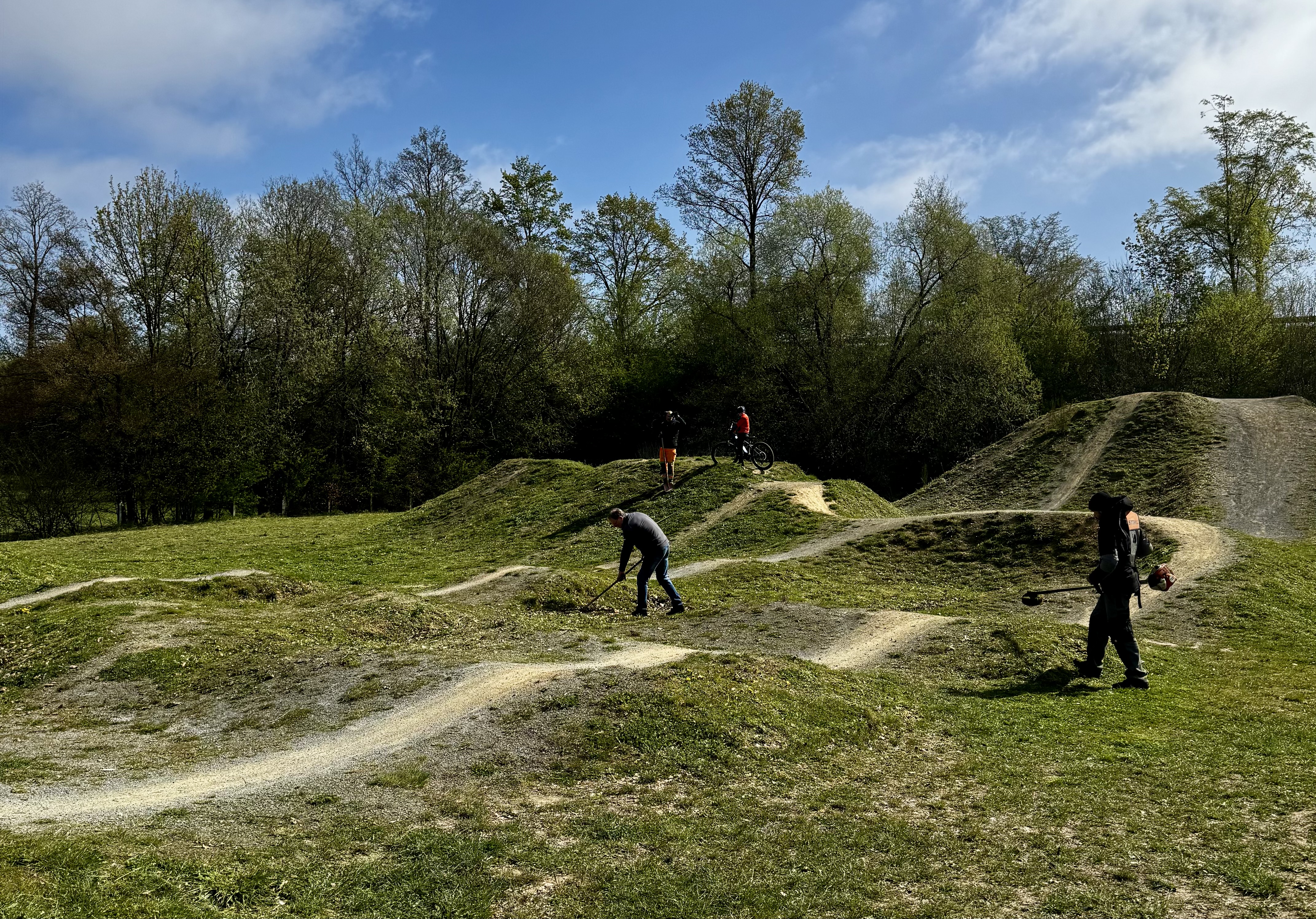 Bikeparkpflege am 25.04.